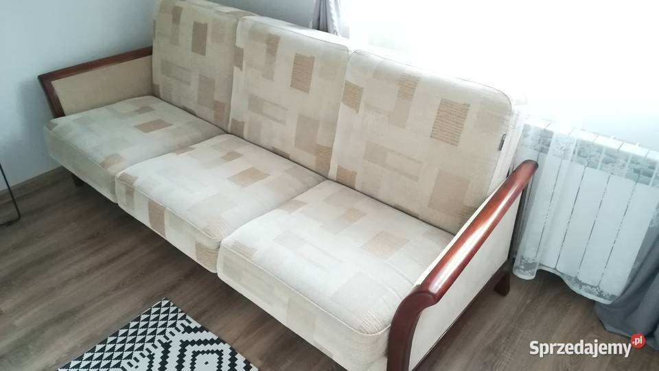 WERSALKA rozkładana Meblotap Sofa kremowa Łóżka, wersalki i sofy Brzostek