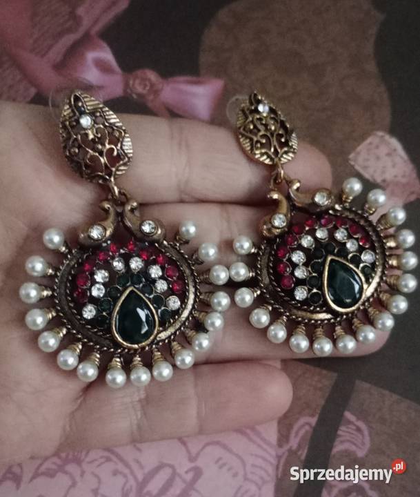Piękne eleganckie kolczyki osmańskie Białystok