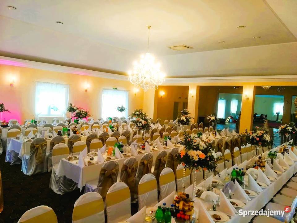 Kompletne wyposażenie restauracji domu weselnego