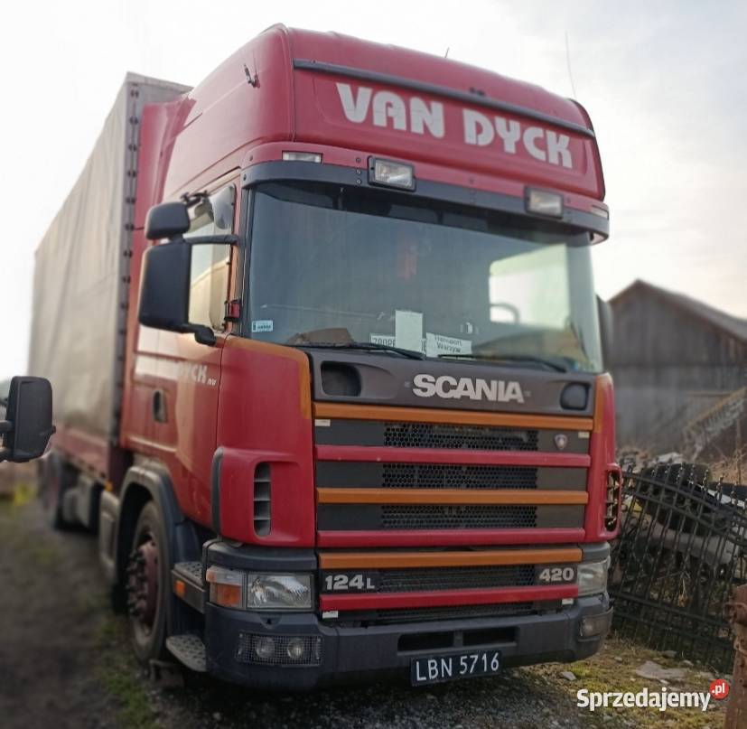 Scania 124L 420 3 osie winda Webasto 18 Strzyżewice