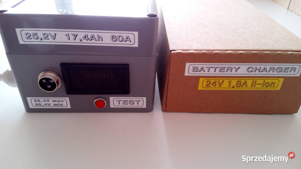 Bateria 24v 174Ah liion z miernikiem ładowarka Sport i Wypoczynek Warszawa