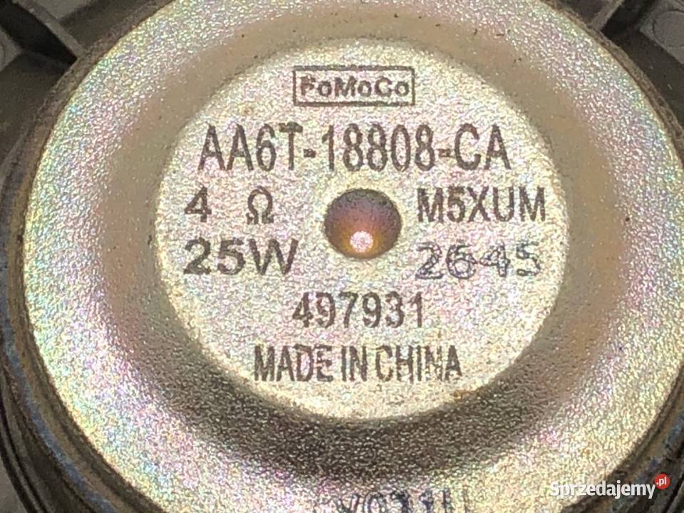 GŁOŚNIKI KOMPLET FORD ECOSPORT SUV AUDIO ZESTAW