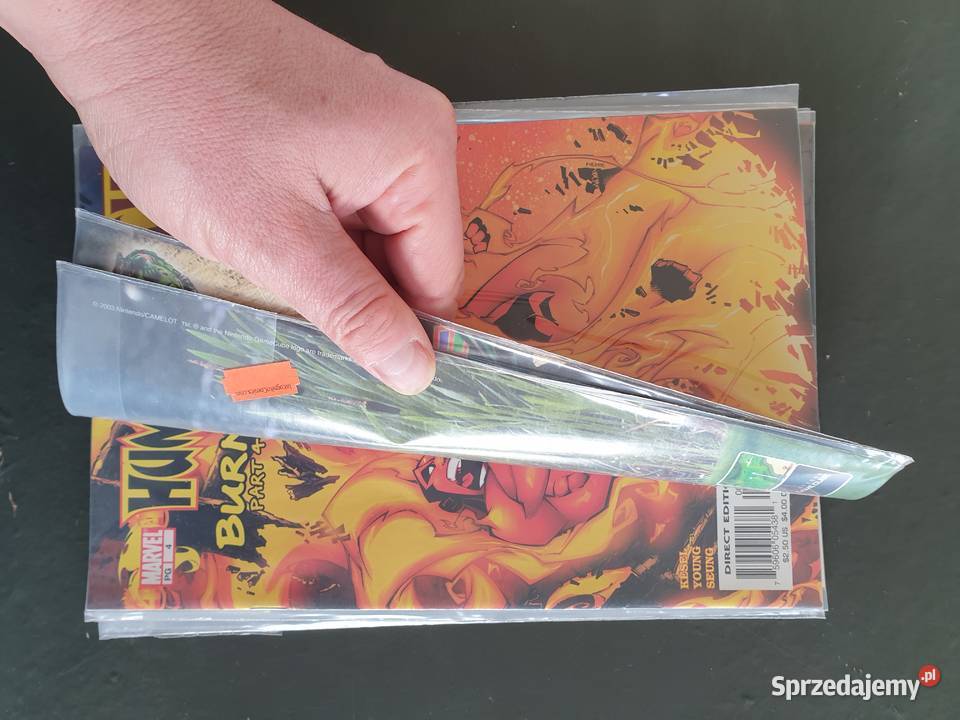 Human Torch Burn miniseria 6 komiksów Marvel USA Komiksy pomorskie Gdynia sprzedam