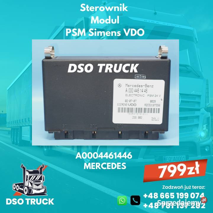A0004461446 PSM Simens VDO Sterownik Modul ciężarowe Pozostałe świętokrzyskie Zawichost