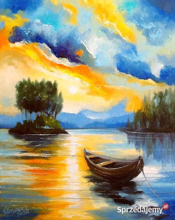 Obraz olejny Łódź Malarstwo zachodniopomorskie Barlinek