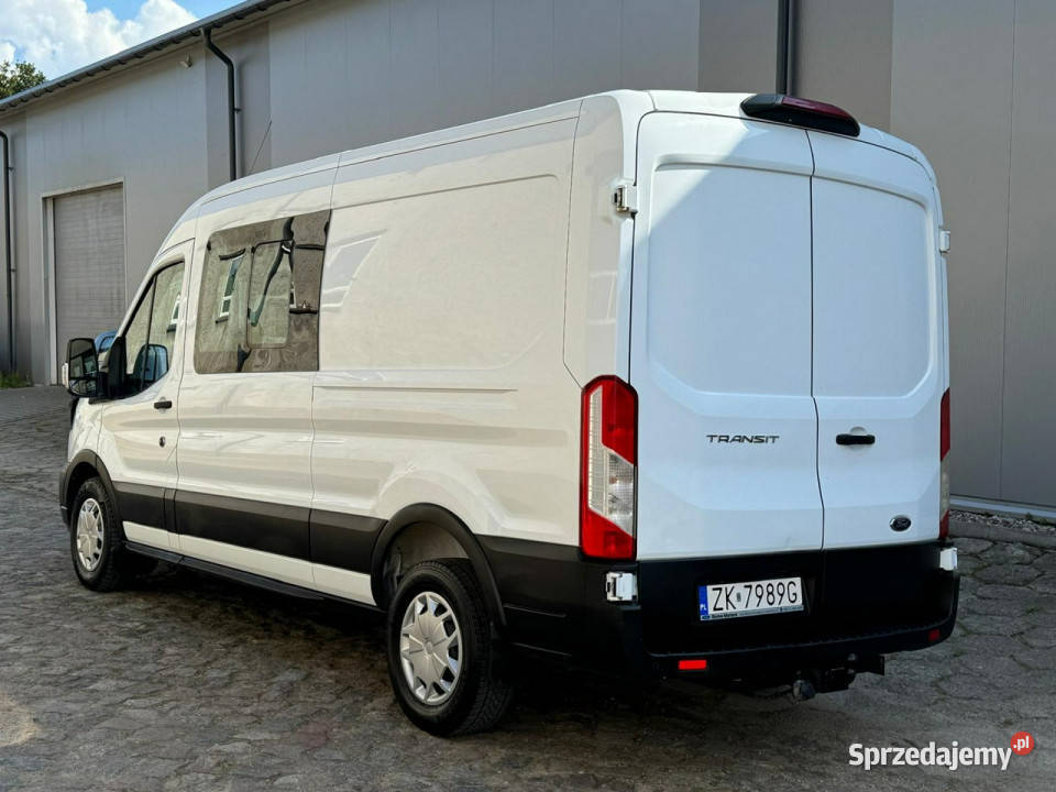 Ford Transit Salon L3H2 7miejscowy Brygadówka biały Samochody dostawcze Koszalin