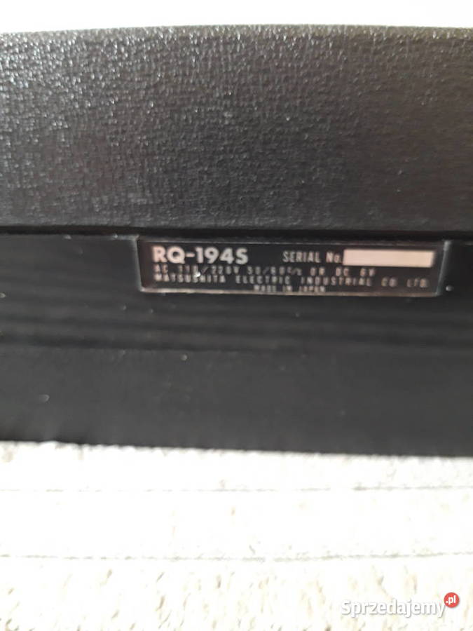 NATIONAL RQ194S Matsushita Electric 1969r