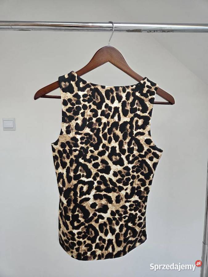 Bluzka na ramiączkach tank top panterka z małopolskie Liszki