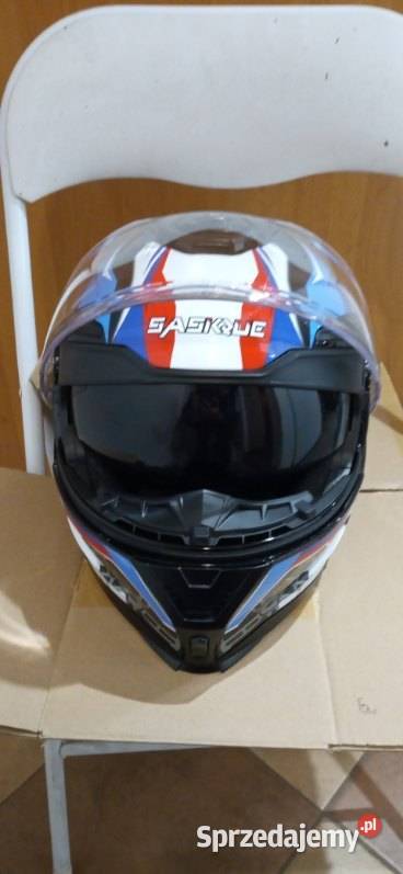Kask motocyklowy szczękowy z blendą Toruń