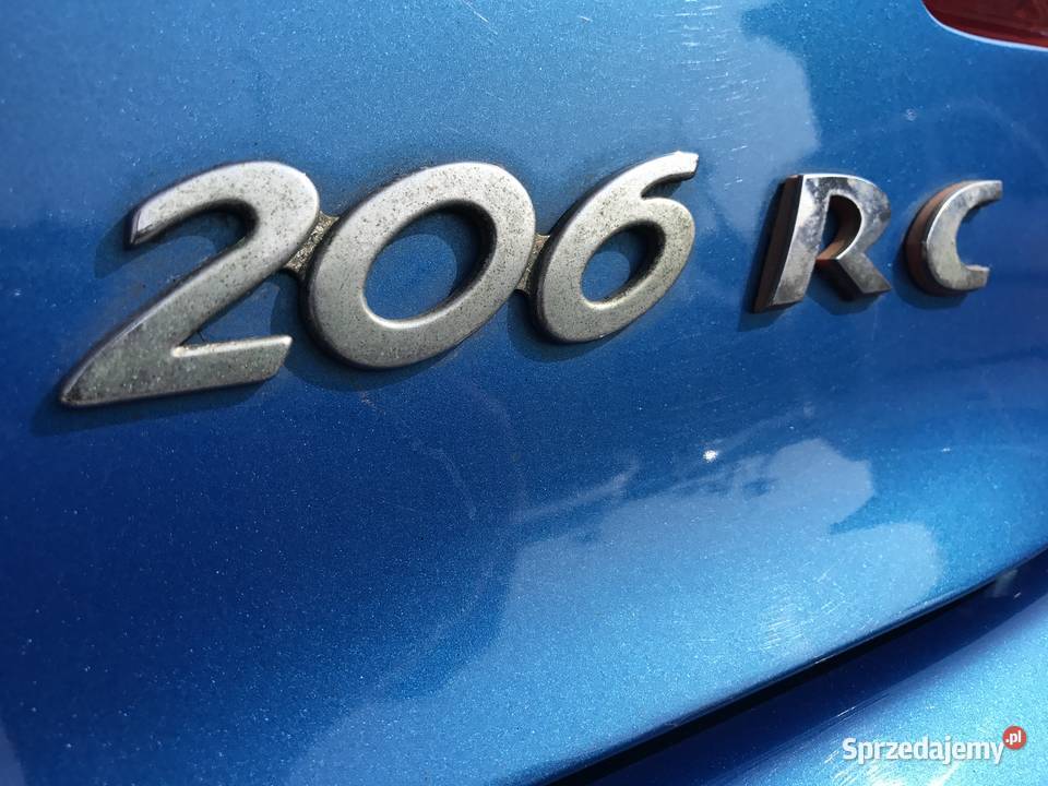 Peugeot 206 RC manualna sprzedam