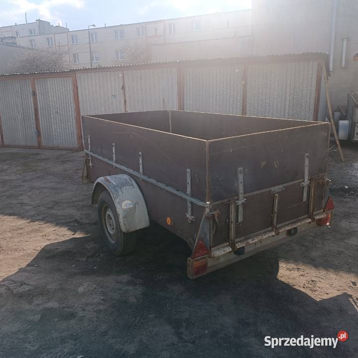 Przyczepka samochodowa z hamulcem najazdowym dmc Bydgoszcz