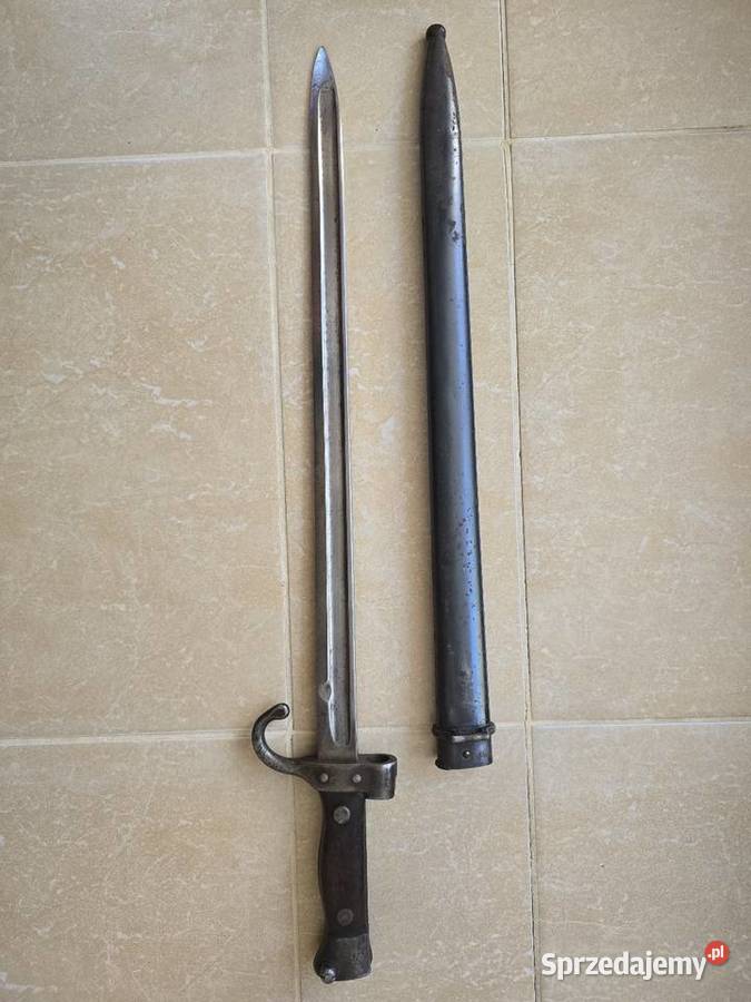 Bagnet francuski Berthier 1892 z jelcem śląskie Bujaków