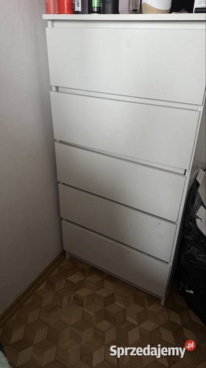 Komoda z 5 szufladami biała odbiór lipowa 23 Meble Lublin