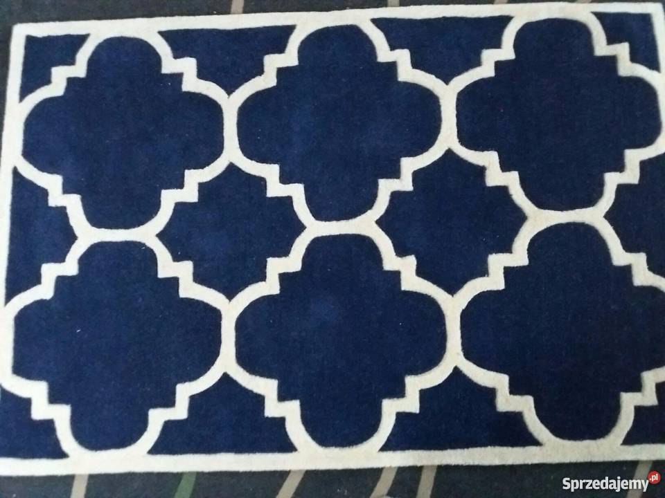 121x182 Dywan marokańska koniczyna szary wełna 1.3cm podkarpackie Trześń