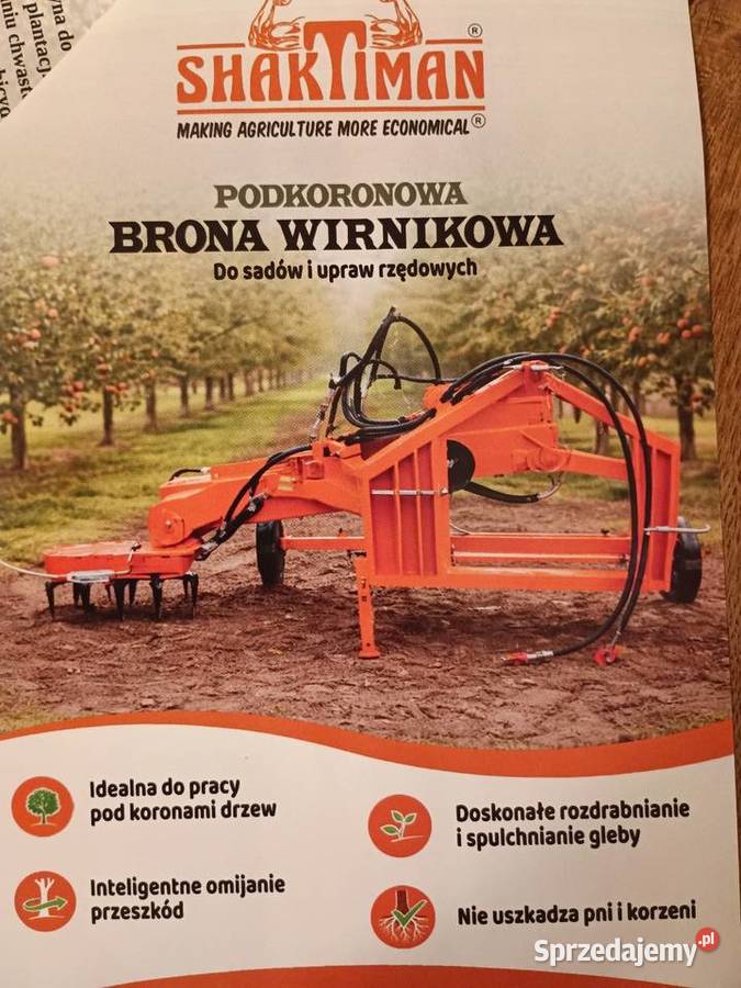 Podkorowa Brona Wirnikowa Shaktiman świętokrzyskie Wzdół Rządowy
