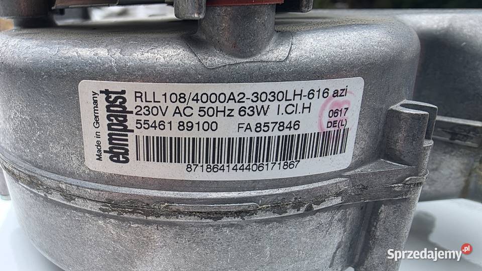 Buderus Logamax Plus GB01225K V2 wentylator wielkopolskie Mosina