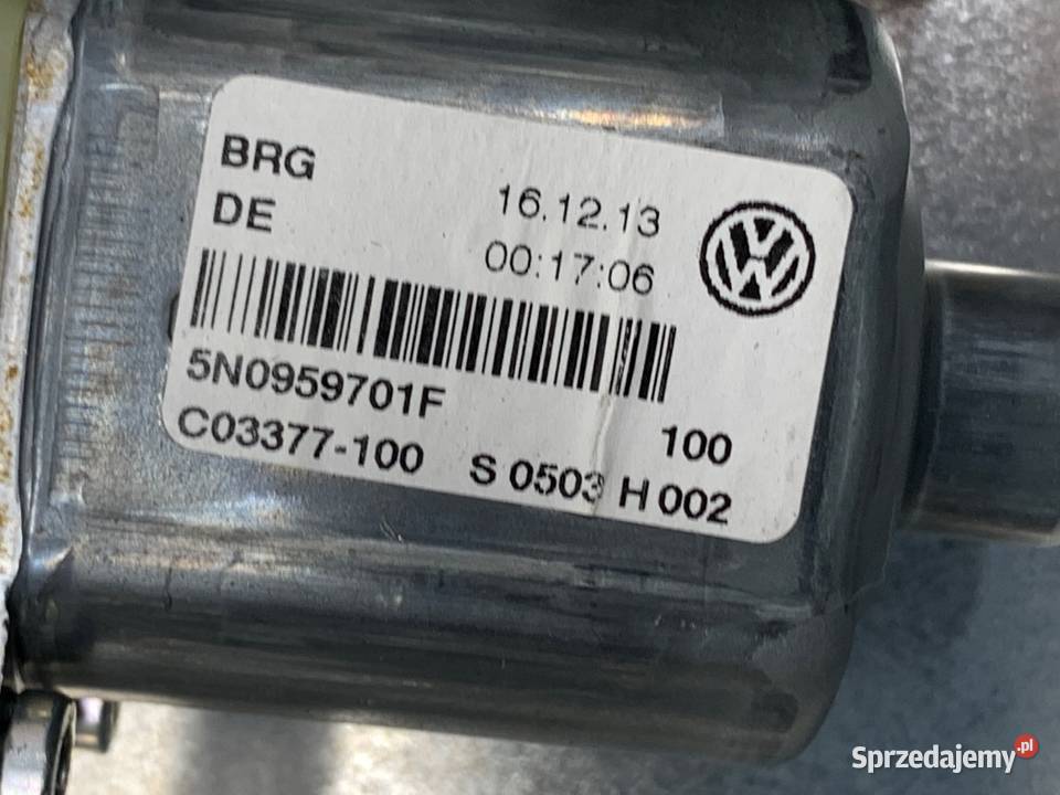 PODNOŚNIK SZYBY LEWY PRZÓD VW TIGUAN 5N0959701F