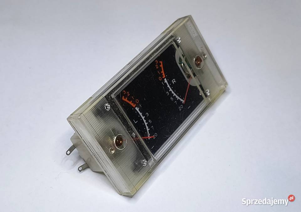 Wskaźnik wychyłowy magnetofonu Unitra Gdańsk