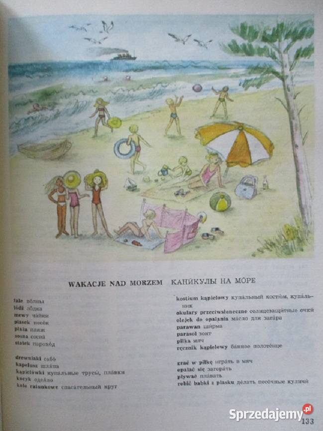 Ilustrowany słownik dzieci ros polski pol ros Łódź