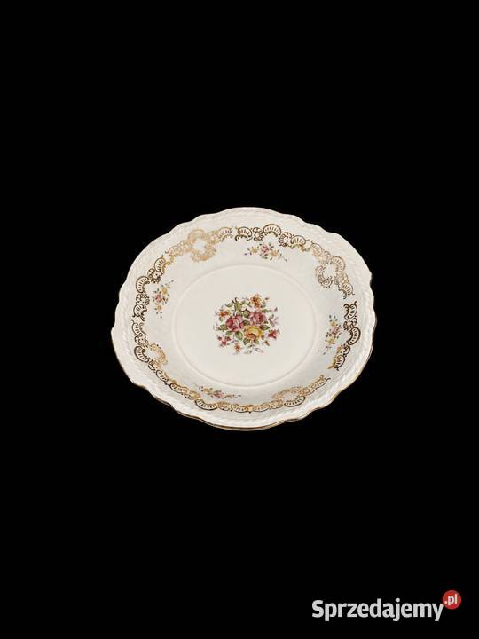 Patera Półmisek Talerz Porcelanowy w Stylu Poddębice