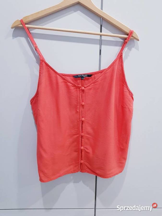 Damski bawełniany rozpinany top z Top Secret Dąbrowa Górnicza