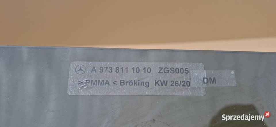 MERCEDES ATEGO AXOR BLENDA OSŁONA ciężarowe Bieleń