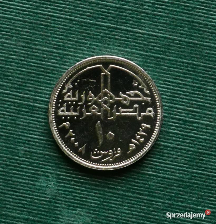 EGIPT 10 piastrów 2008r Numizmatyka Gliwice