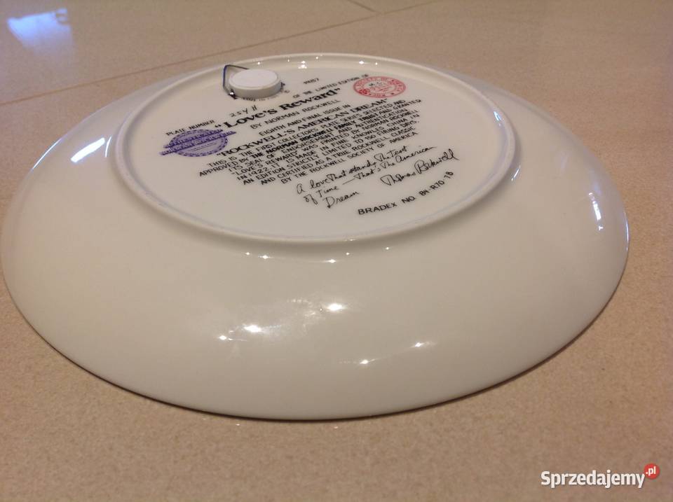 Talerz Porcelanowy Dekoracyjny By Norman Nowa Sól sprzedam