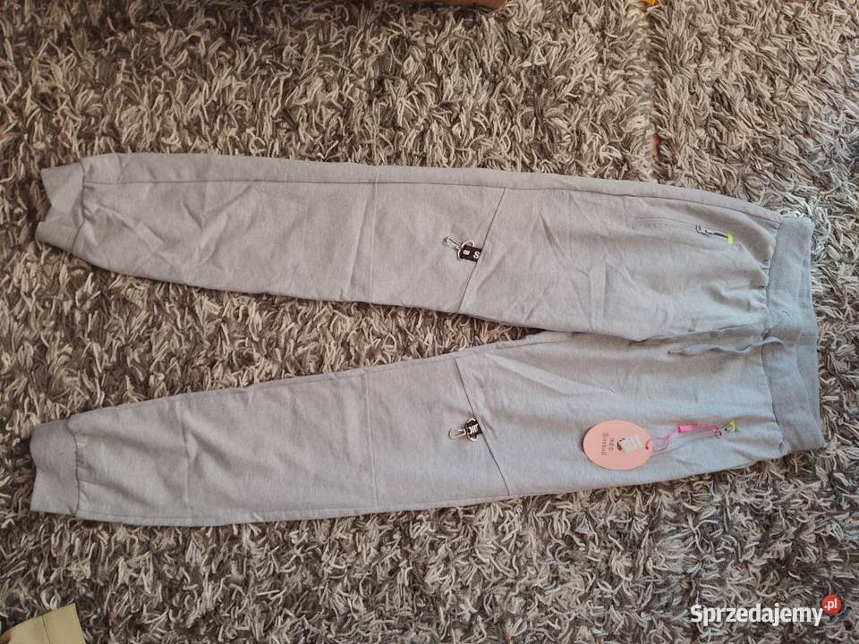 Spodnie dresowe szare damskie Chrzanów