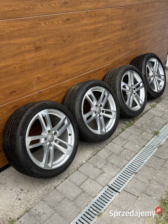Alufelgi oryginał Audi 18 opony letnie 24540R18 świętokrzyskie Wiązownica Duża sprzedam