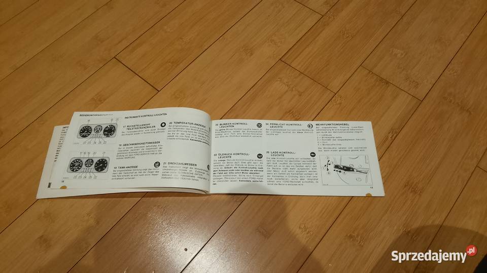 Ford Eskort II instrukcja książka serwisowa mapa łódzkie sprzedam