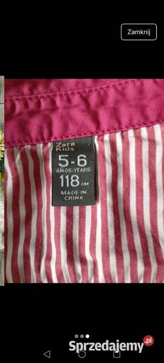 ZARA zapinana na guziki ogrodniczka bawełna