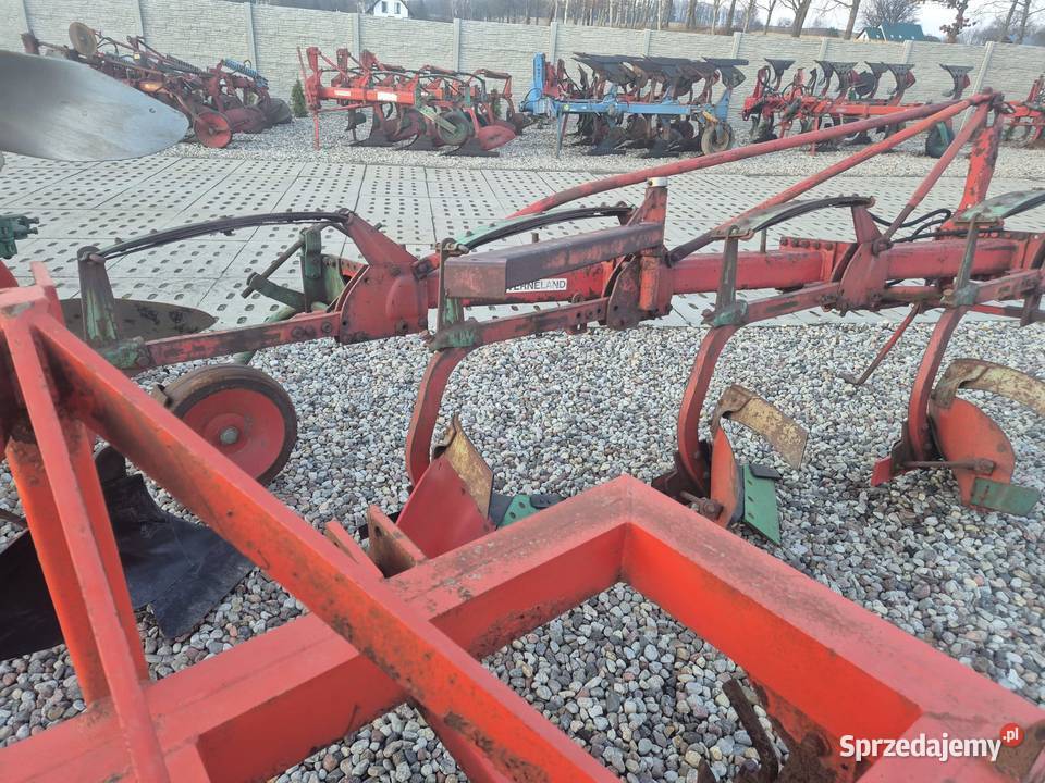Pług kverneland 4skiby resor kwadrat rama nieuszkodzony Pługi Nowa Karczma