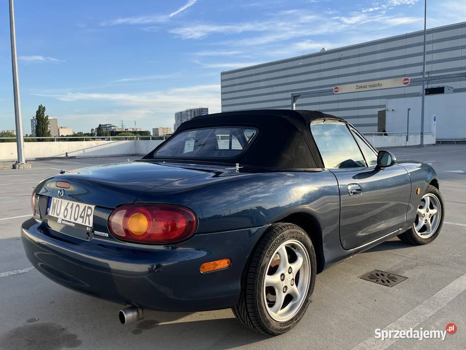 Mazda MX5 NB 99 w kolorze Twilight Blue Mica Rok produkcji 1999 Warszawa