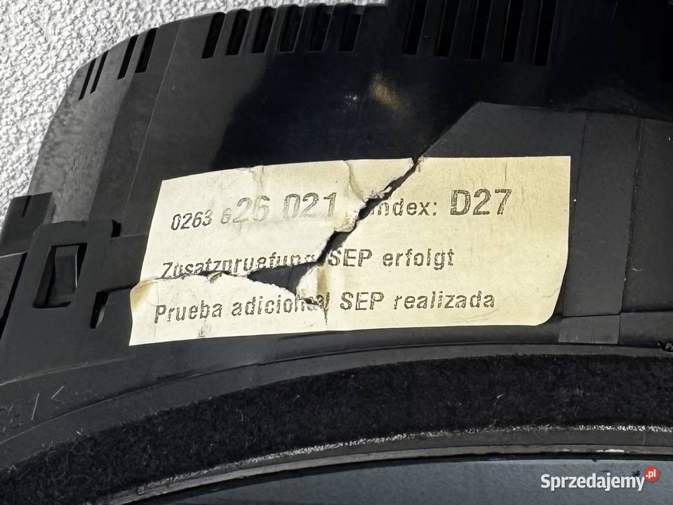 LICZNIK ZEGAR AUDI A4 B6 8E0920900H 026362602 Wyposażenie wnętrza Warszawa
