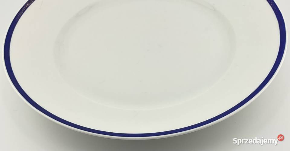 Przedwojenny talerz Cmielow Art Deco Porcelana i szkło małopolskie