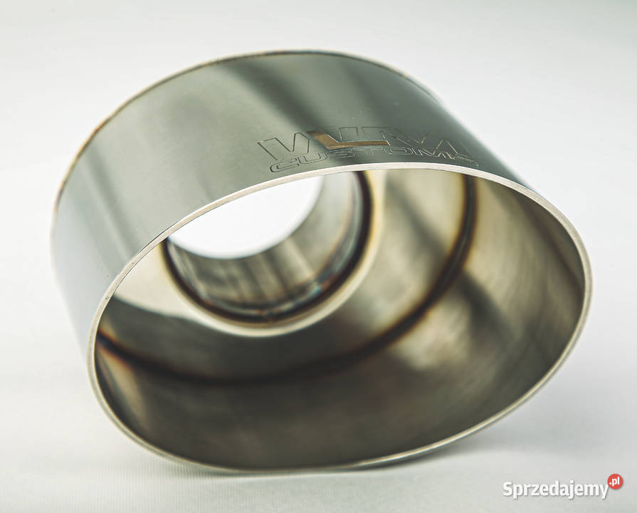 Końcówka wydechu tłumika owal stal nierdzewna Hecznarowice