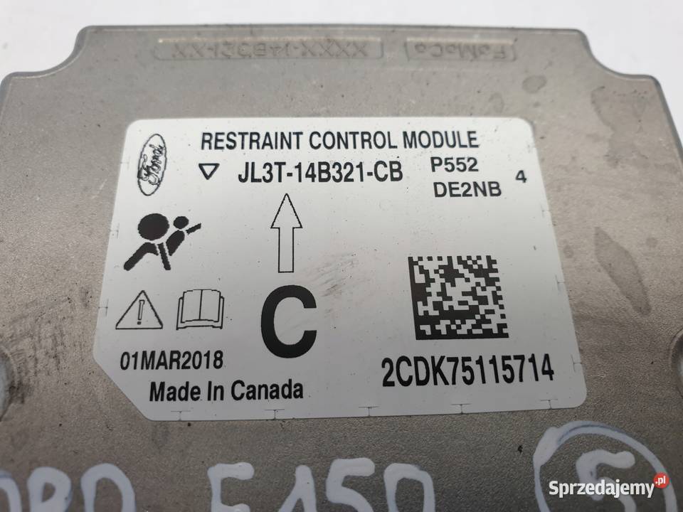 Ford F150 15 MODUŁ PODUSZEK POWIETRZNYCH SENSOR Chełm