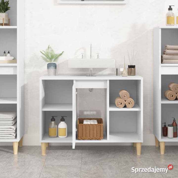 Szafka pod umywalkę biała 80x33x60 WM821284 Warszawa