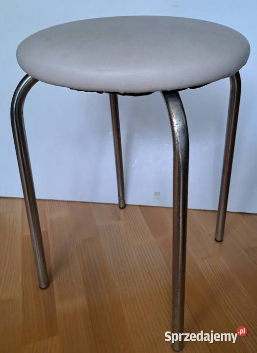 Taboret Stelaż Metalowy Siedzisko Okrągłe 32cm Poznań sprzedam