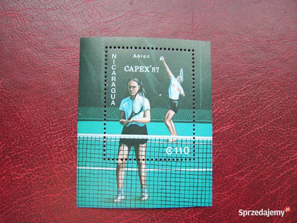 Nikaragua 1987 MNH Sport Tenis Tychy