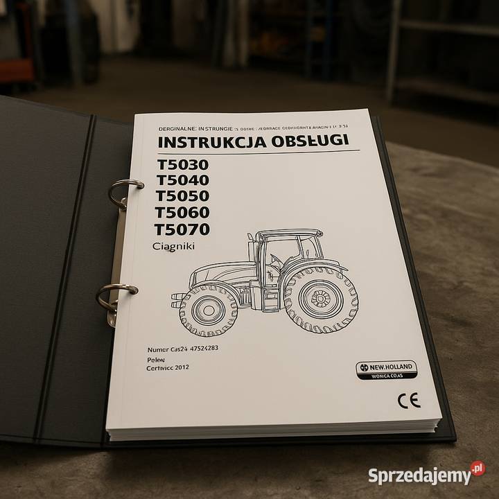 INSTRUKCJA OBSLUGI HOLLAND T5030 T5040 T5050 pomorskie Gdańsk sprzedam
