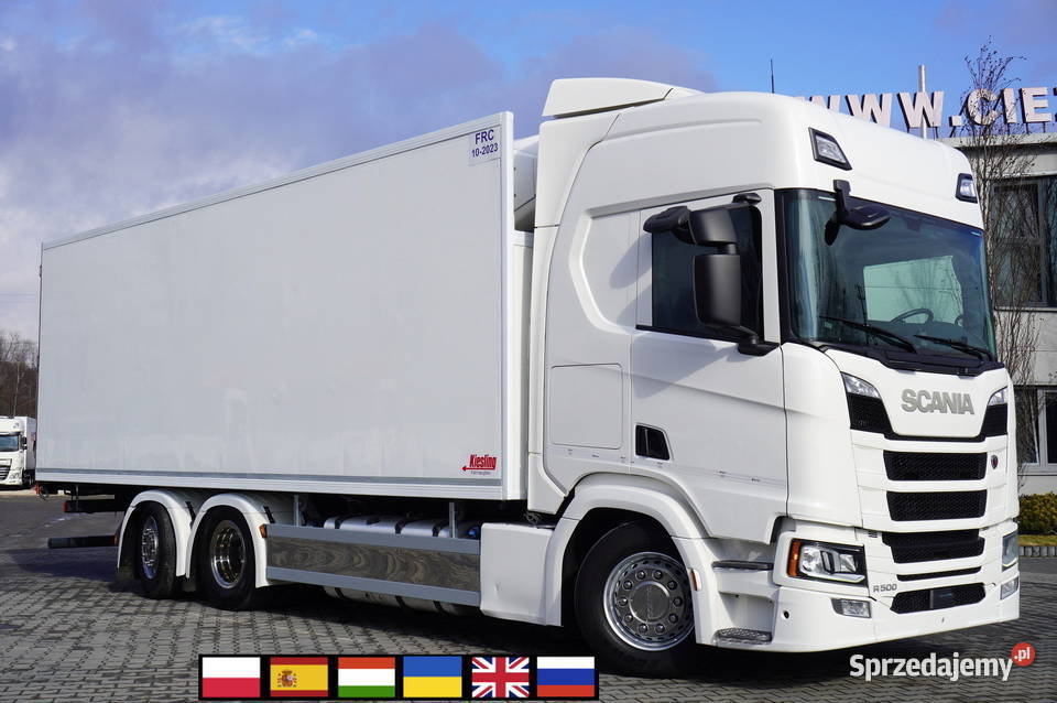Scania R500 6x2 Chłodnia hakowa Kiesling Kraków