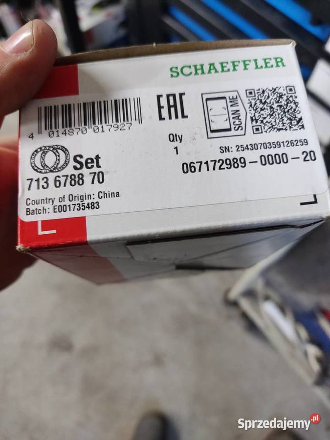 FAG Zestaw łożyska koła 713 6788 70 dostawcze Białystok sprzedam