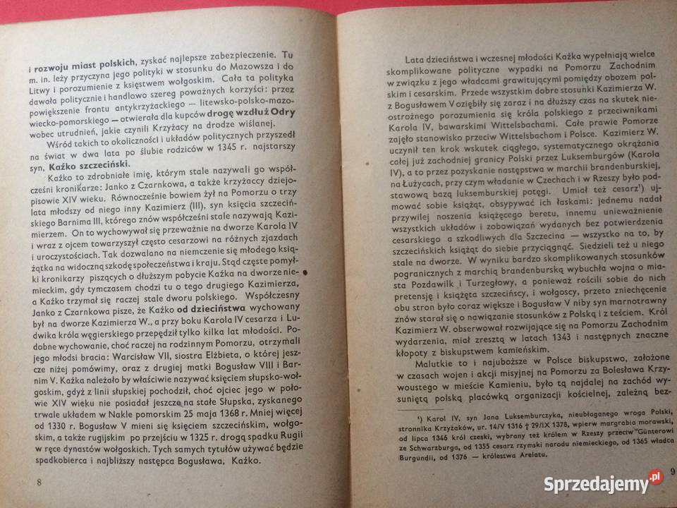 701 Kaźko Szczeciński 1345 1377 Antyki, Sztuka, Kolekcje