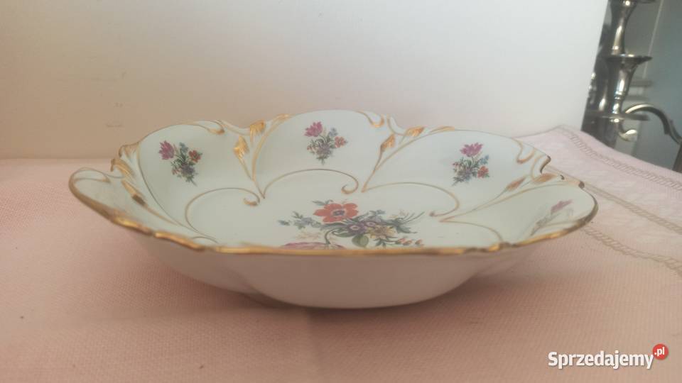 Patera z różowym tulipanem Ilmenau Made in Gdańsk