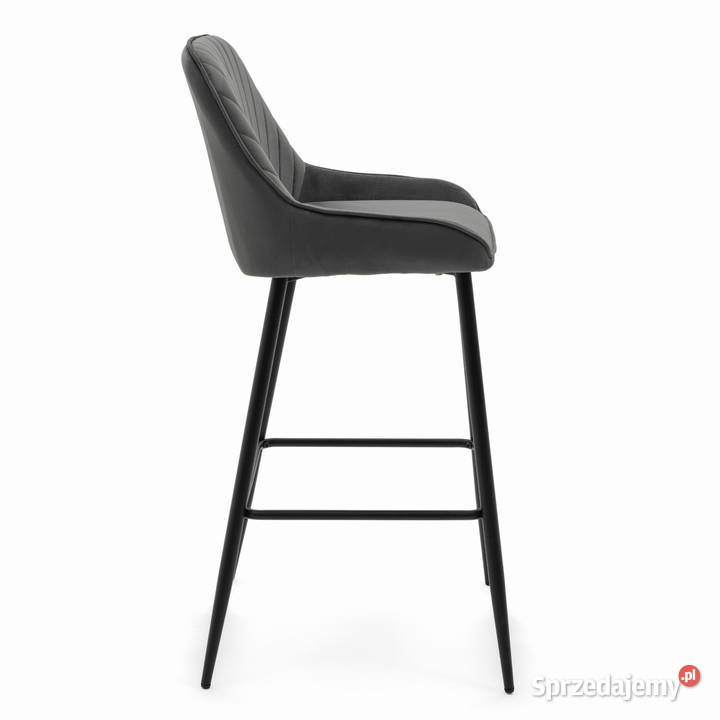 Szary Hoker Tapicerowany Vasto Wysyłka 24H 51cm Tarchały Małe