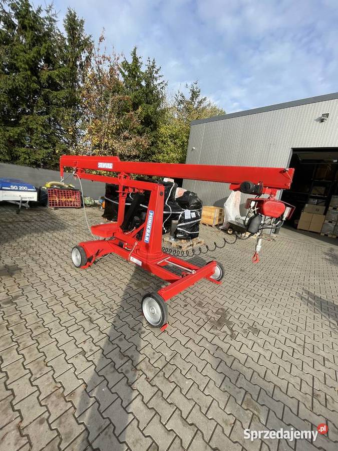 Dźwig Steinweg Bocker MK 400 5 minikran żuraw Ślesin