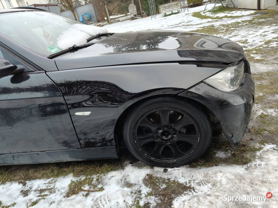 Bmw e90 błotnik prawy oryginał czarny schwarz2 osobowe Aleksandrów Łódzki sprzedam
