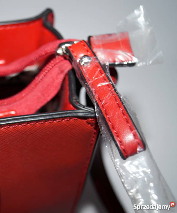 Nowa czerwona torebka listonoszka Sisley Warszawa sprzedam